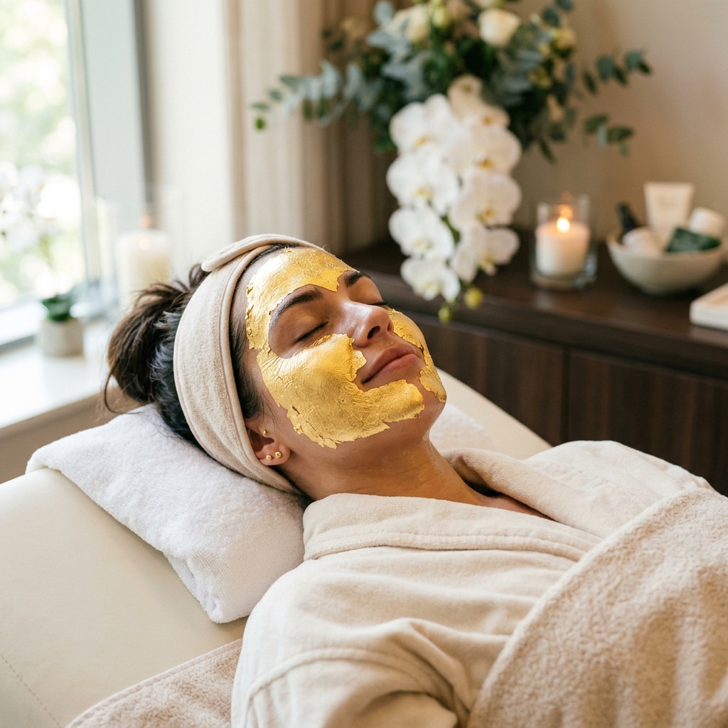 24K Gold Facial Benefits for Instant Bridal Radiance
